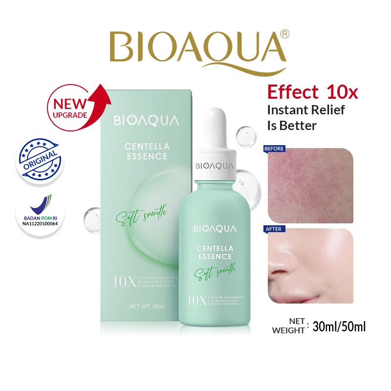 【BPOM】BIOAQUA Centella Essence 10X Essence Series Repair Serum 30ml / 50ml