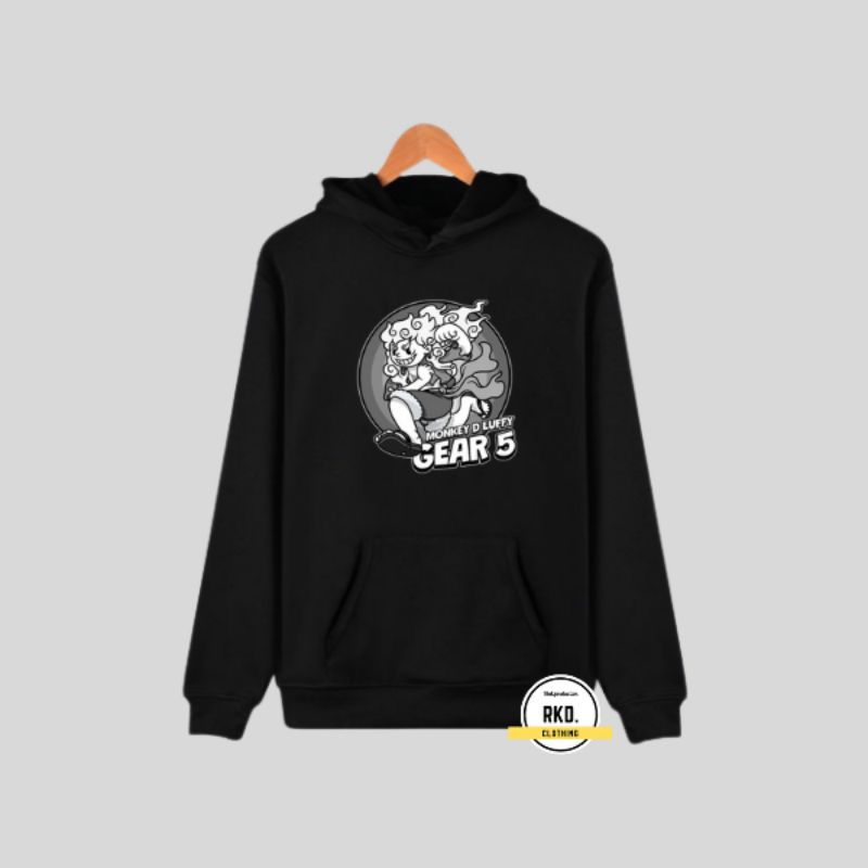 Jaket Hoodie Sweater Anak Laki Laki Onepiece Gear 5 Umur 2-12 Tahun