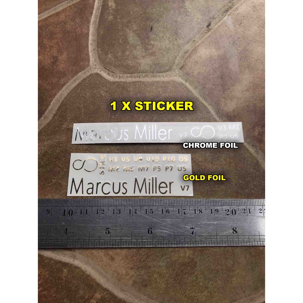 

Sticker Tempel Gitar Bass Marcus Miller Sire V3 V5 V7 Vintage V9 V10 P5 P7 P10 M2 M5 M7 U5 D5 Standard Series Logo Headstock Elektrik Semi Hollow Bod Sg Lp Decal Guitar