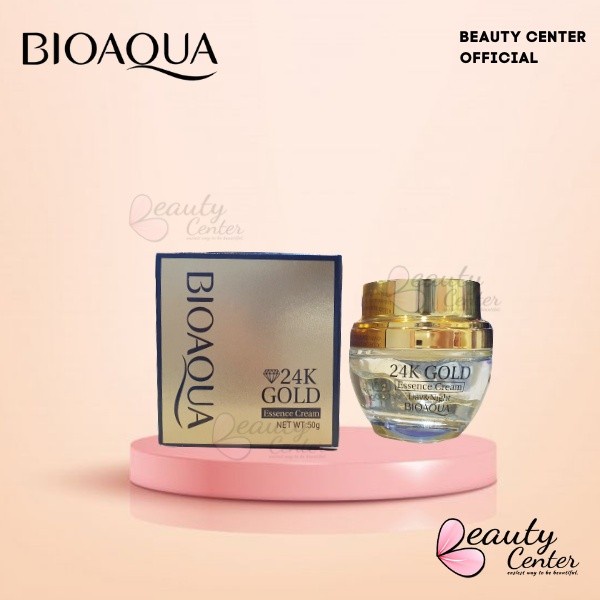 Bioaqua Serum Wajah 24K Gold Cream Essence 50gr dengan Anti Aging