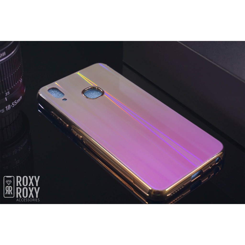 Case Glass Aurora Iphone 6G - 6G+ - 7G+ - 8G+ - XS - XS Max