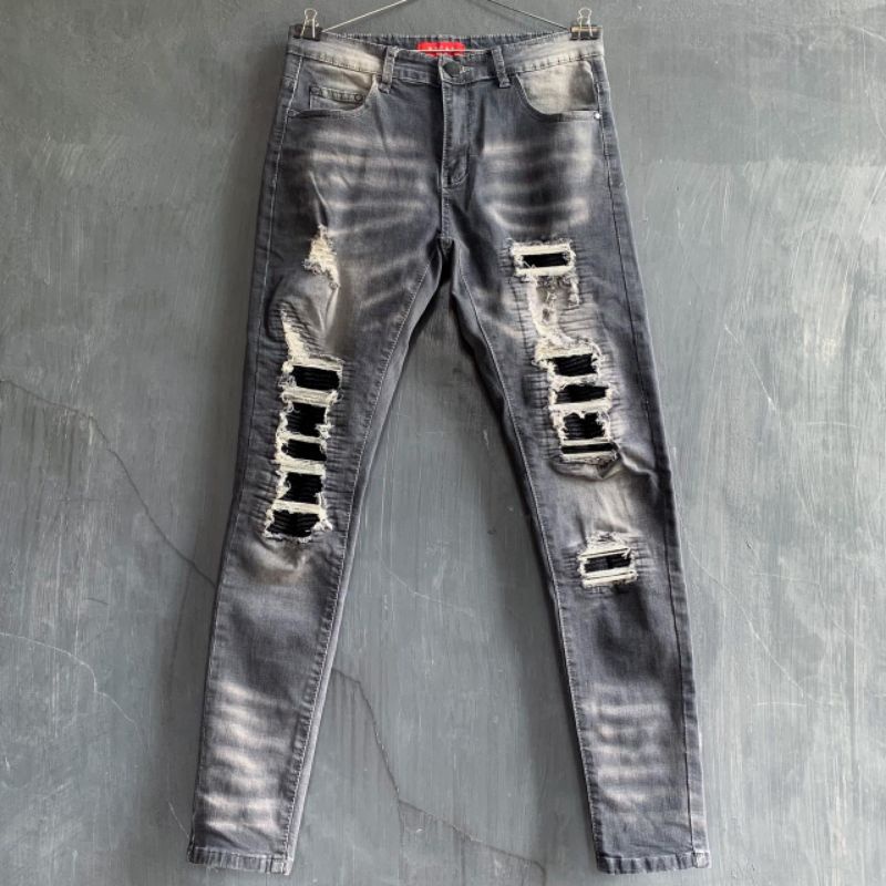 Size 30 Rucas Season 4 Graphite Biker Jeans