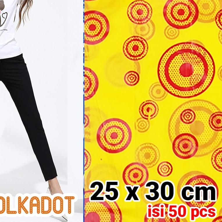 

✸ 25x30 cm KANTONG HIDANGAN™ (BINTIK) | Tas Plastik Hajatan / Tas Souvenir | Kantong Kresek Idangan ℮