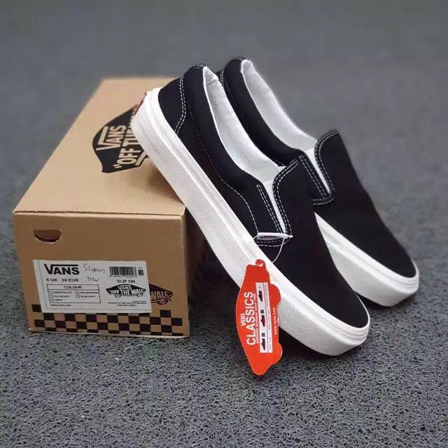 Sepatu Vans Casual Pria Slip On Murah Oldskool Sekolah Kuliah Keren Terlaris