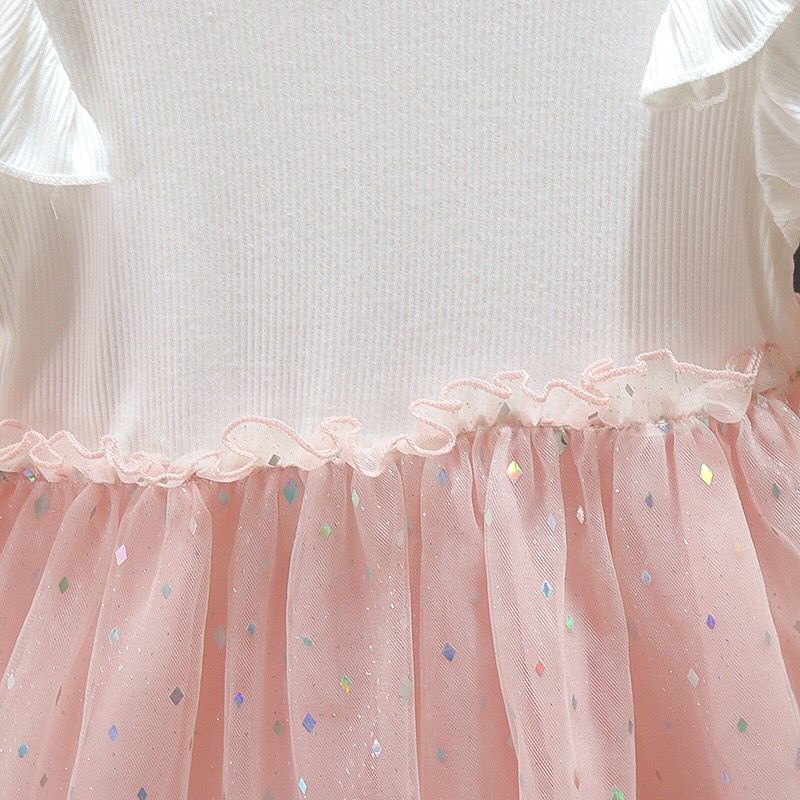 BARU! LIA026 - Dress Korea Bayi 0-3 tahun Perempuan Fashion Terlaris Baju Pesta Pergi Jalan