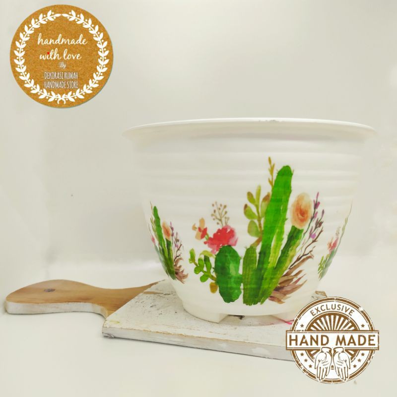 Pot Bunga Tanaman Model Sarang Tawon Bunga/Pot Plastik 20 Pot Bunga Tanaman Model Sarang Tawon - Pot