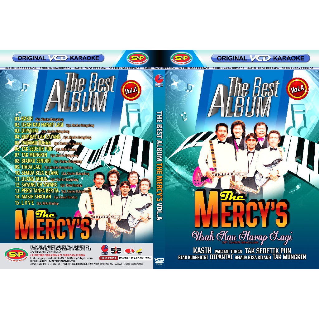 Vcd Original Pop Kenangan - Album The Mercys Vol A