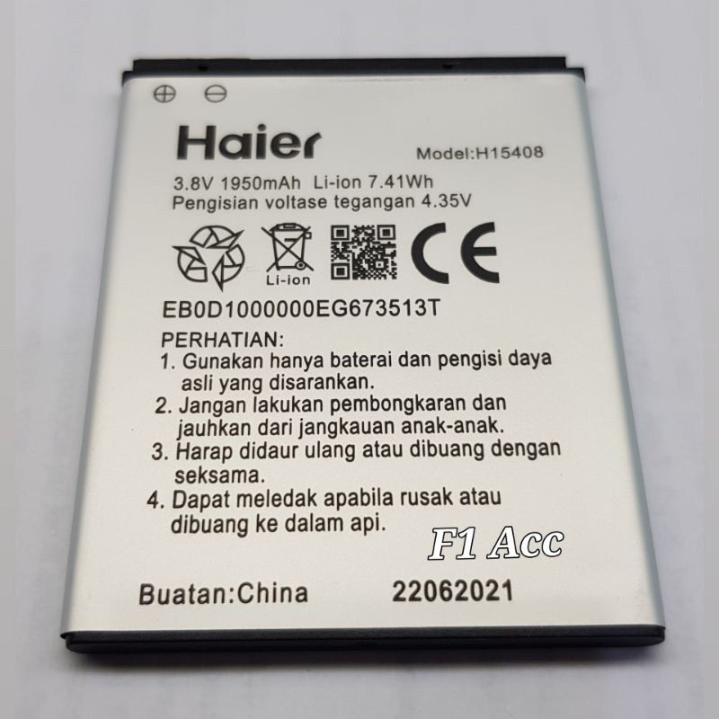 Baterai Batre Smartfren Andromax A B A16C3H A26C4H H15408 Haier Batere andromax A ORIGINAL