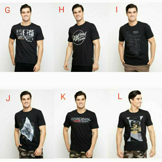 Cardinal Casual Kaos Pendek Pria