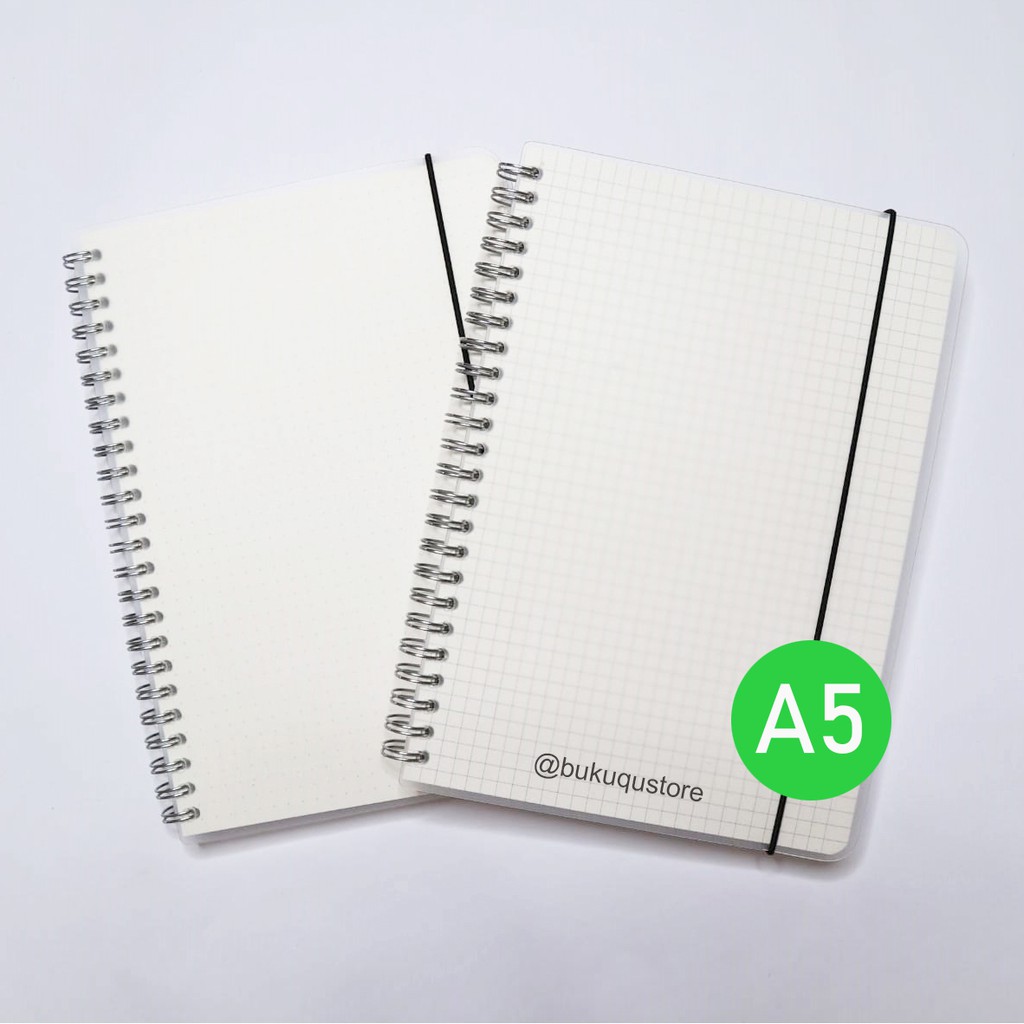 

Notebook Spiral Mika A5 - Grid/Dotted by bukuqu