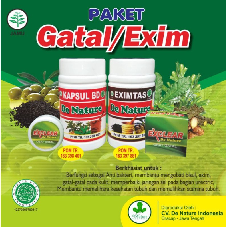 Obat Gatal Kulit Menahun Ampuh Herbal De  Nature Asli
