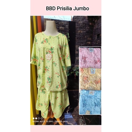Babydoll Prisilia Jumbo/Babydoll dewasa/Baju tidur/Piyama Tidur/baju setelan jumbo