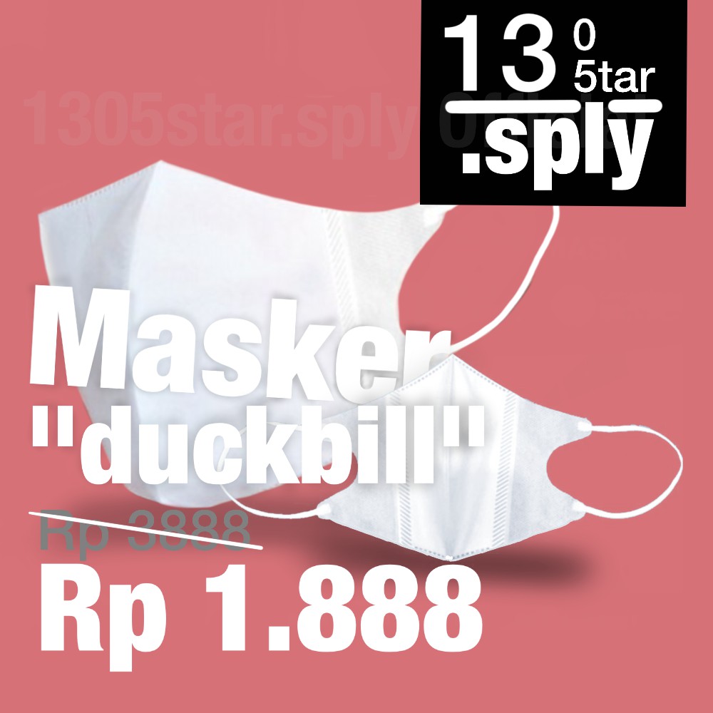 Masker Duckbill 3 Ply Murah di Surabaya