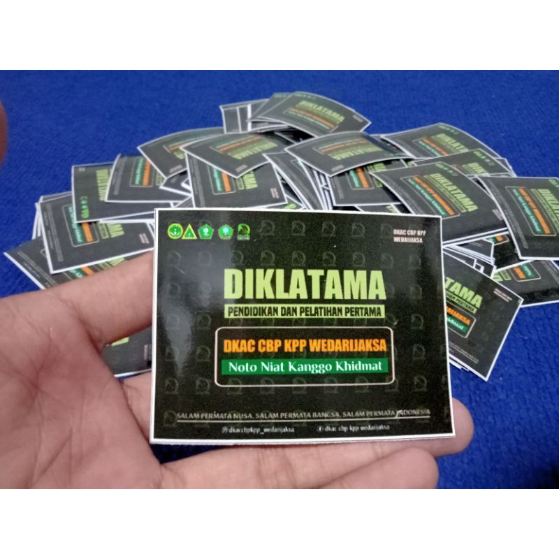 

Stiker custom stiker Meteran murah bahan anti luntur