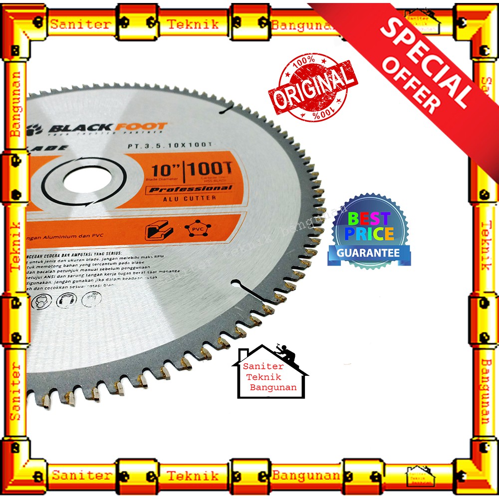 Mata Gerinda Saw Blade Blackfoot 10 Inch - Mata Potong Kayu