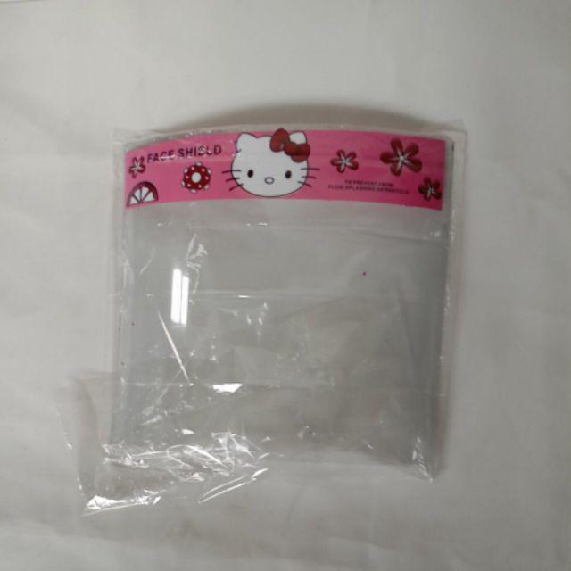 Faceshield Motif Hello Kitty