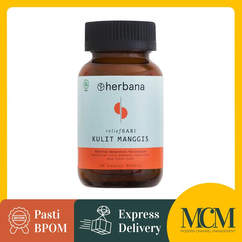 Jual Herbana Relief Sari Kulit Manggis 60 Kapsul Obat Anti