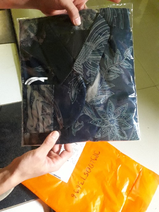 Kemeja Batik Pria Bahan Katun Premium Reguler Fit Prabu E013