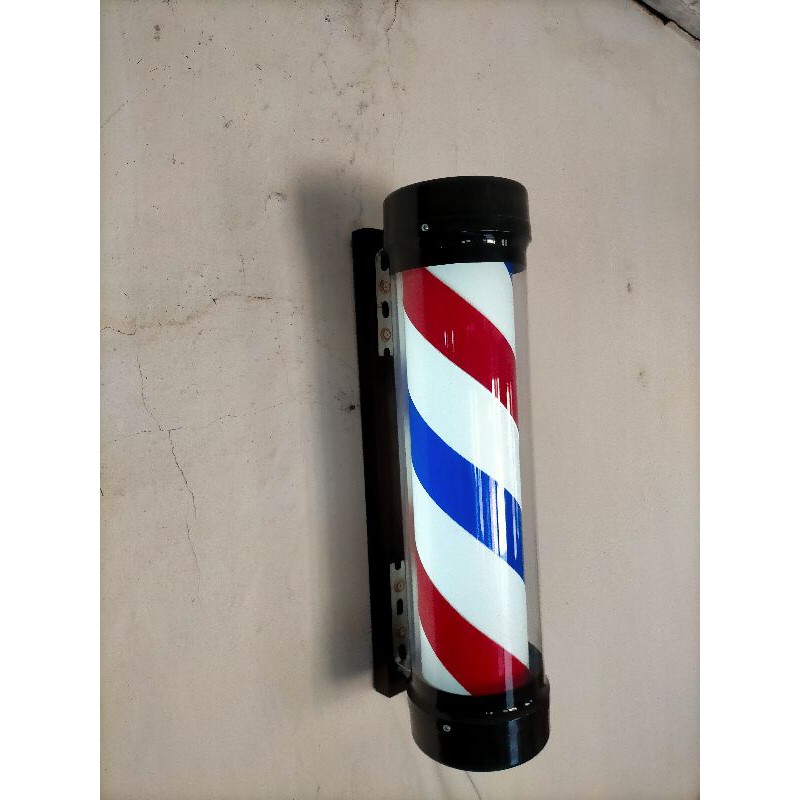 barberpole, lampu barbershop lampu potong rambut lampu hias