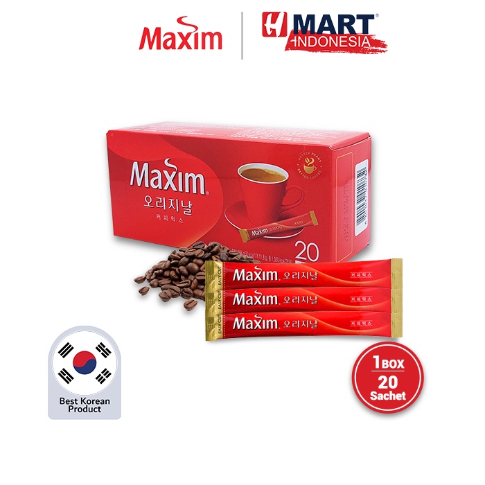 

Maxim Original Coffee Mix / Kopi Moka Korea 20 Sachet