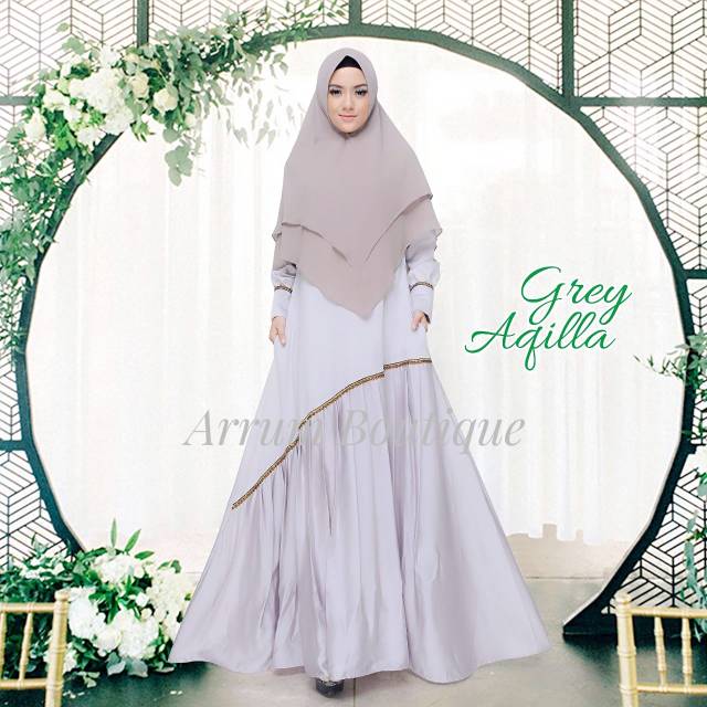 Gamis set syar'i Aqila