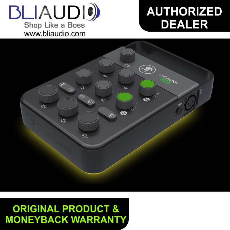 MACKIE M CASTER LIVE PORTABLE LIVE STREAMING MIXER