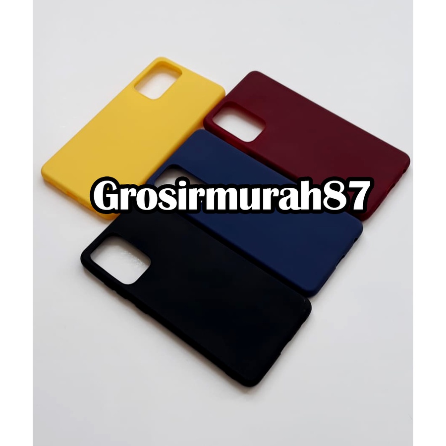 candy macaron softcase case tebal kondom hp samsung a72 5g Pink maroon kuning hitam navy