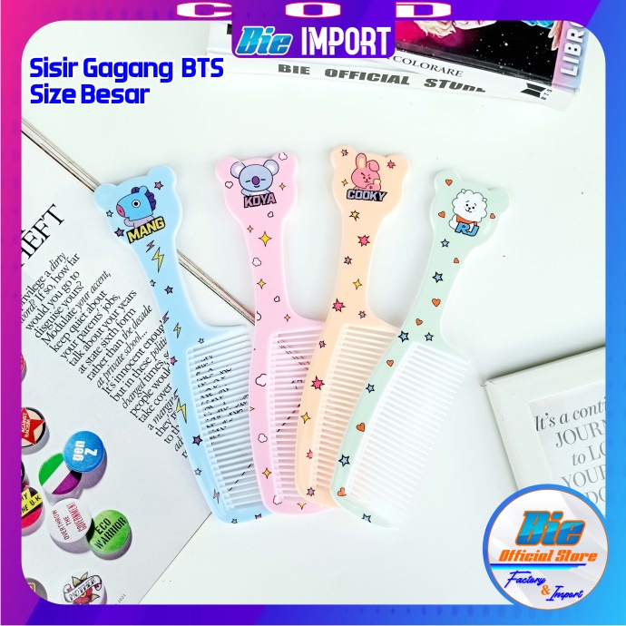 Sisir Gagang Besar BTS Korea Korea Import