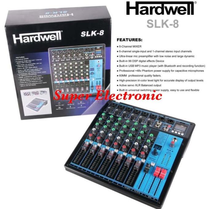 Mixer Audio Hardwell 8 Channel Slk 8 Original Bergaransi