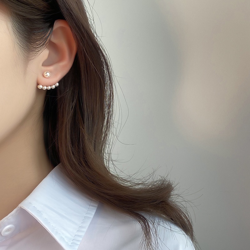 Anting Tusuk Mutiara Putih Untuk Wanita