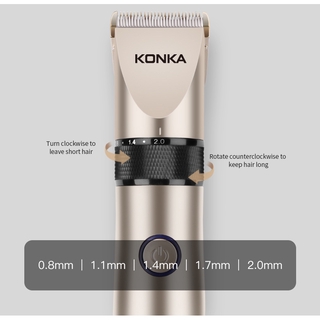 KONKA COD New Electric Hair Clipper Cordless Alat Cukur 