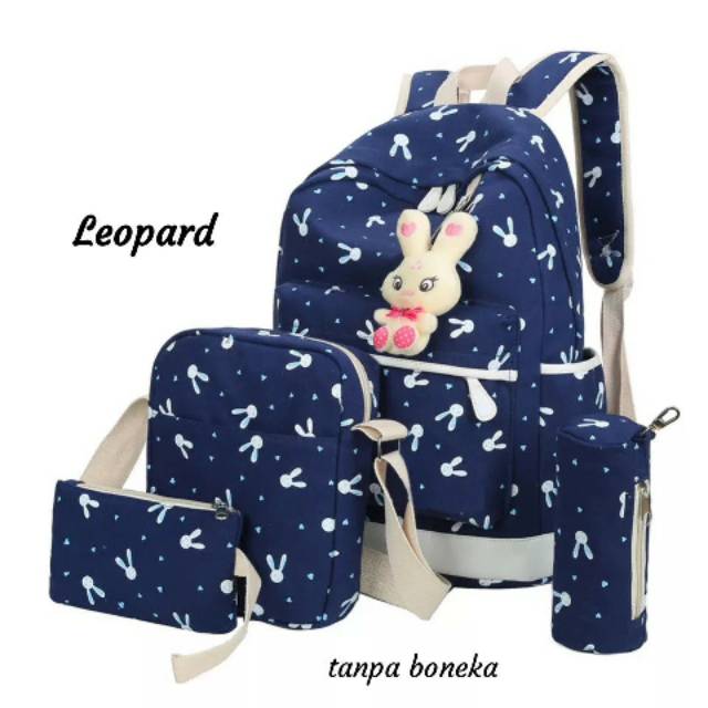 Mochillastore - Tas Ransel Anak Sekolah Playboy Tas Rabbit Tas Ransel Anak Laki-Laki  Perempuan Tas Karakter Termurah