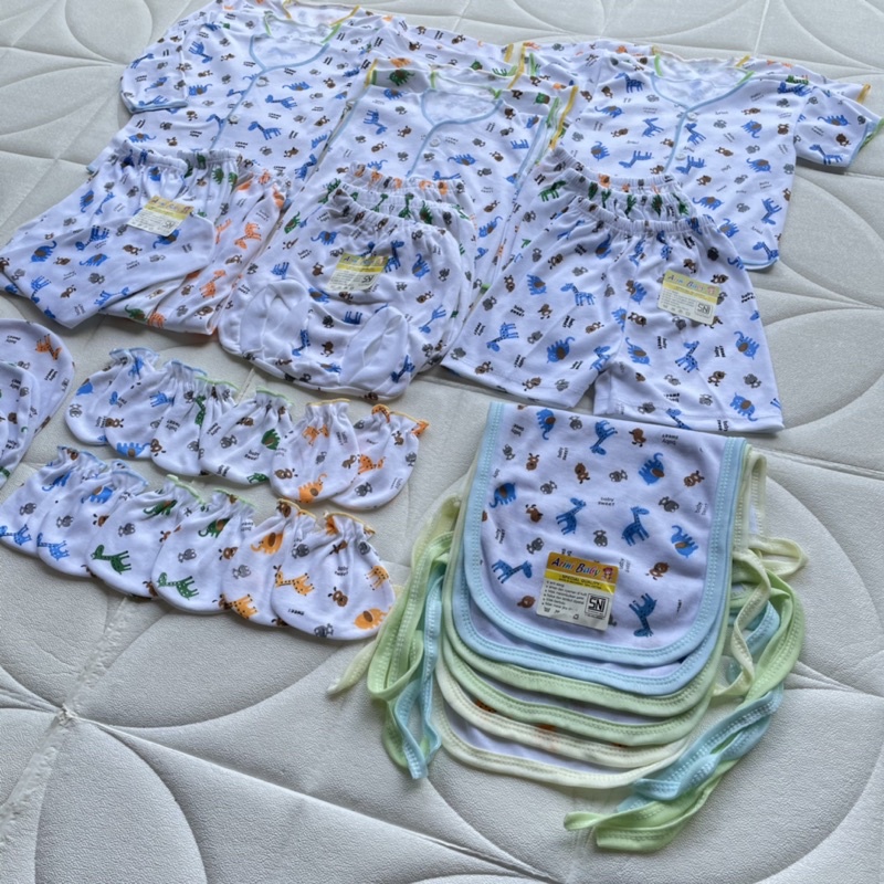 PROMO 7.7 33 PCS Paket Hemat bayi baru lahir perlengkapan bayi komplit newborn set gift  newborn unisex DNW Baby