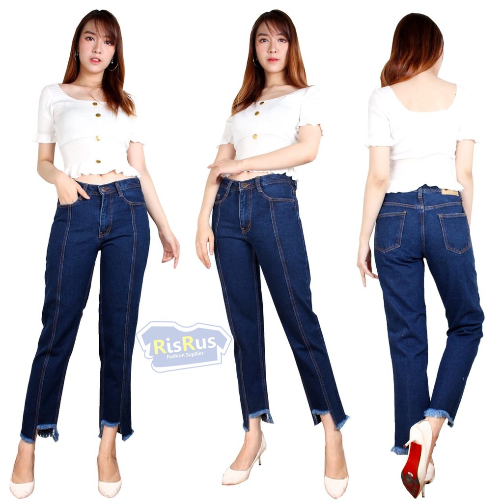 RISRUS FASHION BF CINDY CELANA  JEANS  BOYFRIEND  DENIM  