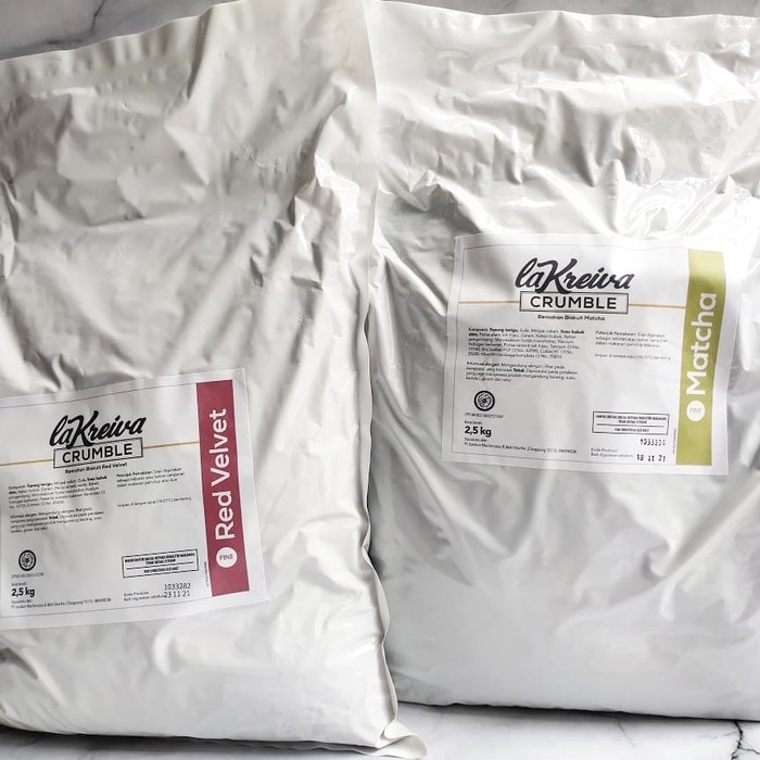 

Siap Kirim Red Velvet Crumble Crumb La Kreiva 1Kg