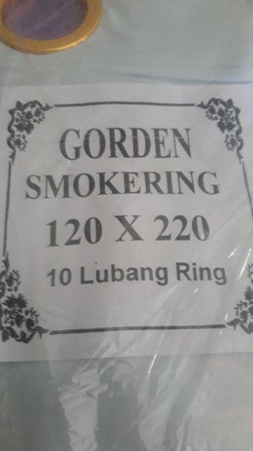 Terlaris Grosir Gorden Smokering Homemade Motif Big Gold Ukuran 120x220cm