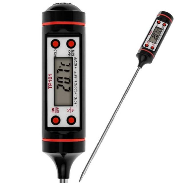 (C012) Thermometer Digital Masak Dapur Termometer Masakan Suhu Air Daging bbq