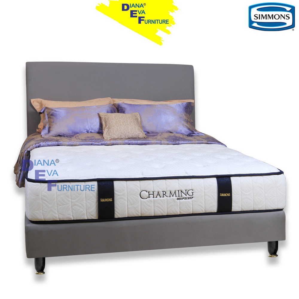 Kasur Simmons Charming Full Set ( Kasur + Divan + Sandaran )