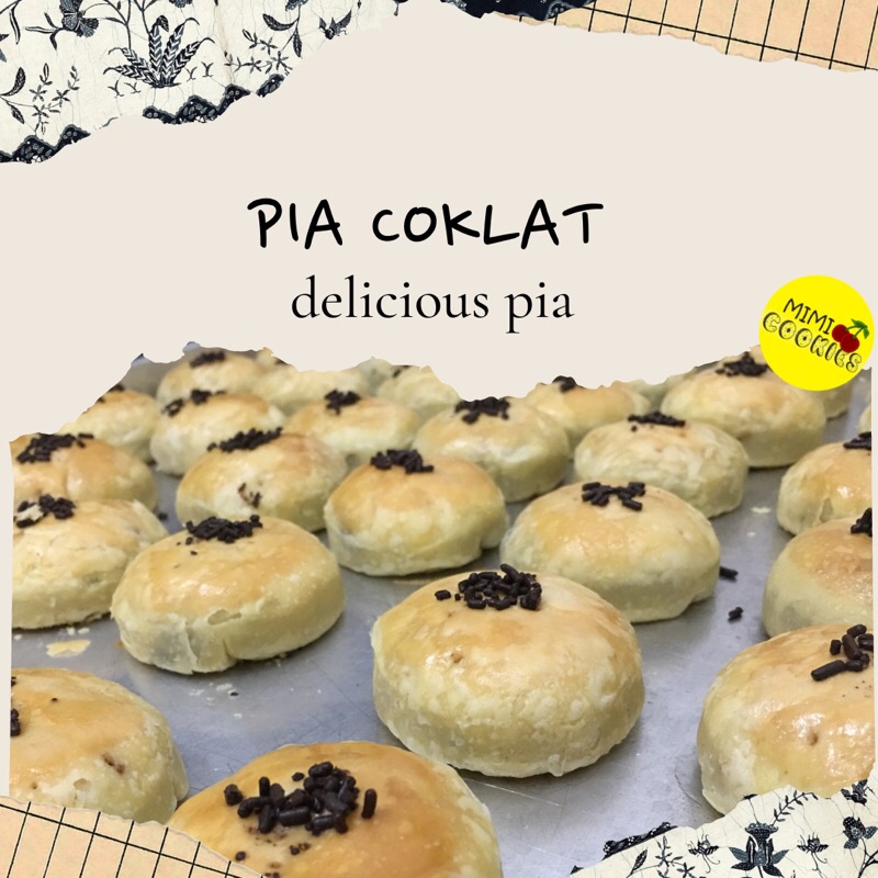 

PIA BALI Bakpia Coklat Lumer Pia Crispy Oleh-oleh Khas Bali Pastry Pia Coklat Best Seller Kue Kering Homemade Premium Cookies