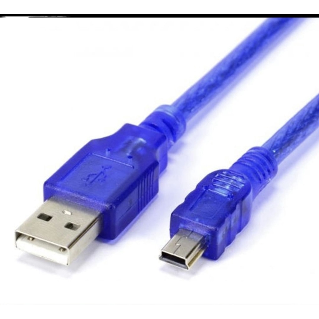 Kabel Mini USB charge Charger Stik Stick PS3 PSP PC Harddisk  NYK Biru Kabel Biru Kabel NYK Biru