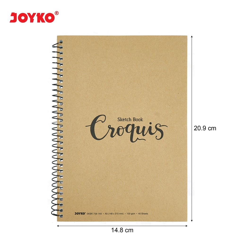 Buku Sketsa Gambar Sketch Book Joyko SKBK-706-1A5 40 Lembar A5 100 gsm