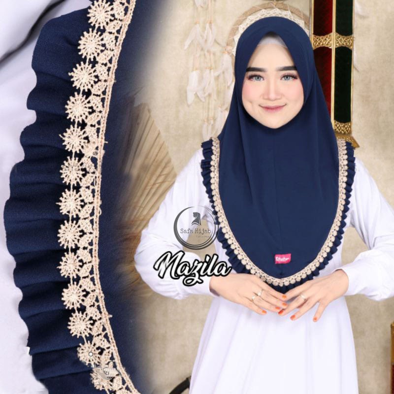 Jilbab Instan Jersey Premium Hijab Bergo Model Nazila Kerudung Termurah Safa Hijab