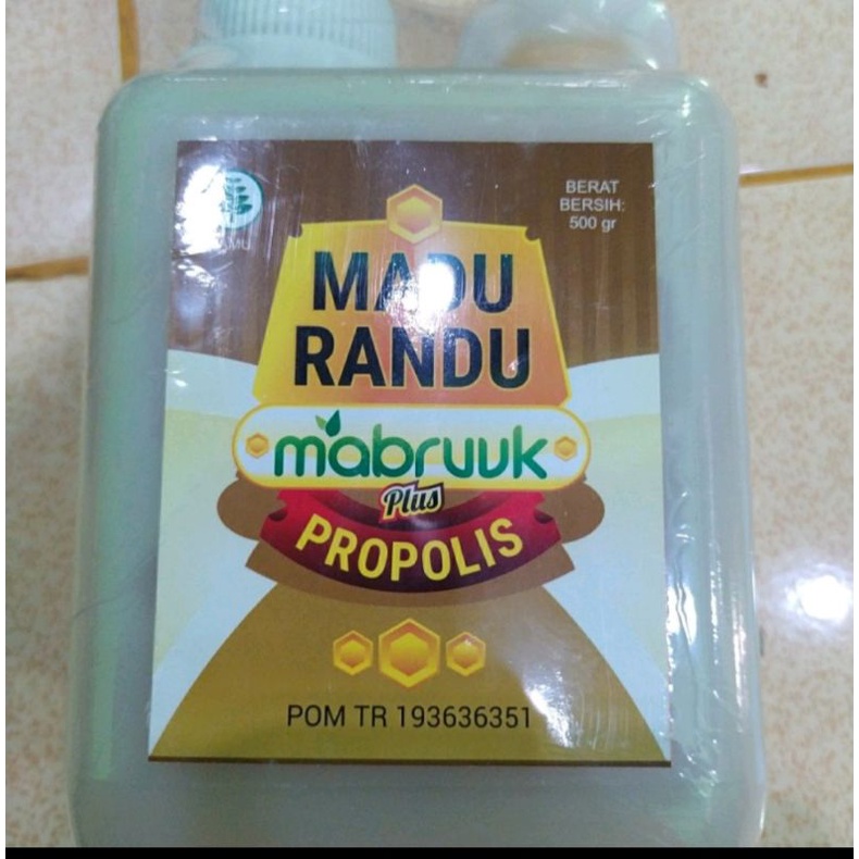 

MADU BUNGA RANDU PROPOLIS MABRUUK 500GR