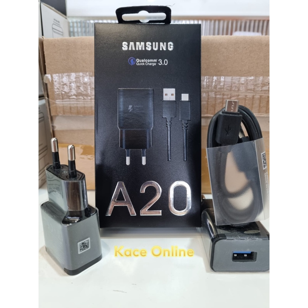 Charger Samsung A20, S20 Usb Micro 15W Fast Charging