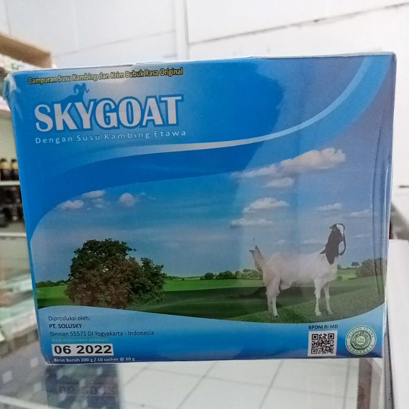

Skygoat, campuran susu kambing dan krim bubuk rasa original