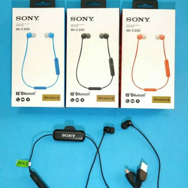 Headset Bluetooth Sony For Samsung Xiaomi Vivo Sony