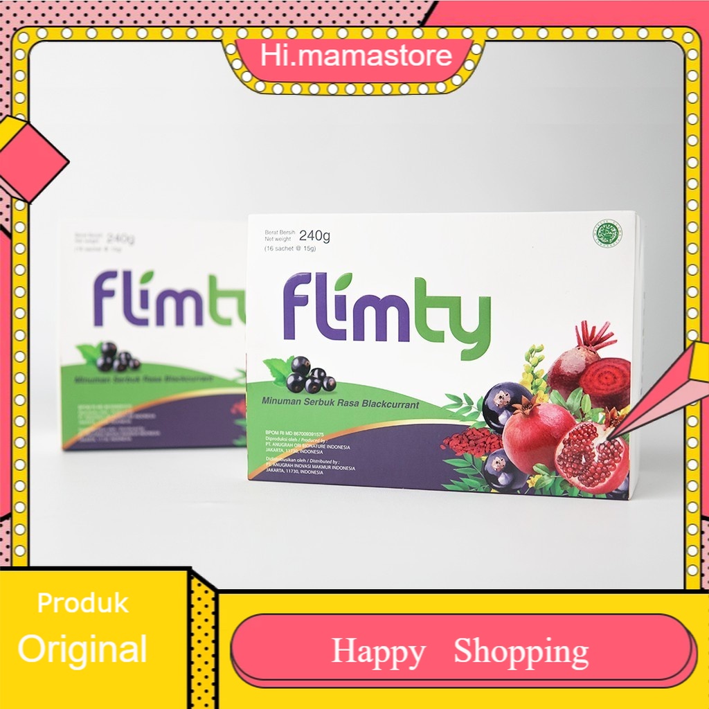 

Flimty Fiber | Detox | Antidioksidan Rasa Blackcurrant/Raspberry - 2 Box