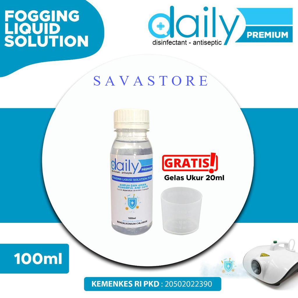 DESINFEKTAN FOGGING DAILY PREMIUM KHUSUS FOGGING LIQUID SOLUTIONS (FLS) 250ML - ORIGINAL