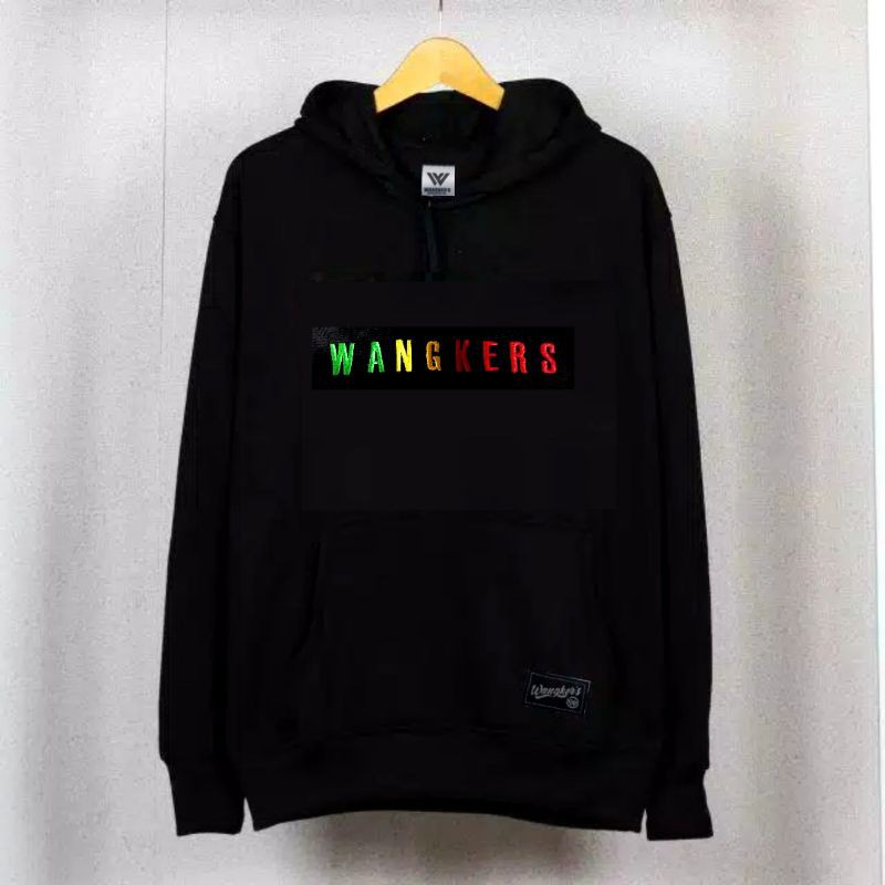 ( BISA COD) SWEATER HOODIE BORDIR WANGKERS RAINBOW