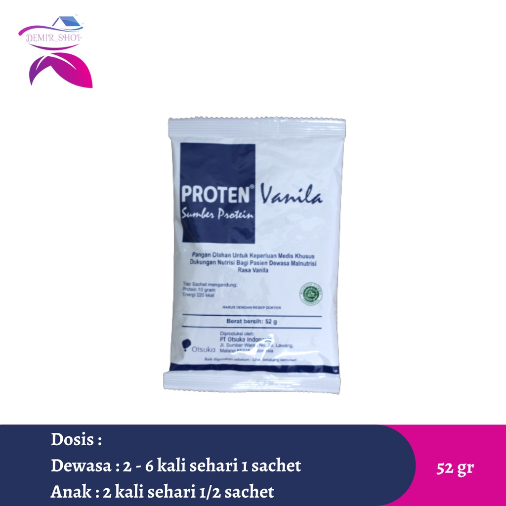 Susu Proten Vanilla &amp; Coklat per Sachet